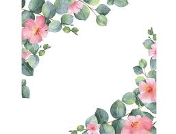 Watercolour Flower Frame Background Clip Art Graphic Design Frame Background Flower Frame Watercolor Flowers