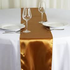 12 X108 Gold Satin Table Runner In 2020 Table Runners Gold Table Runners Round Table Decor