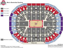 Ohio State Buckeyes Basketball Seating Chart Elcho Table