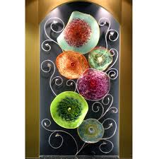 Check spelling or type a new query. Blown Glass Platter Wall Art Artisan Crafted Home