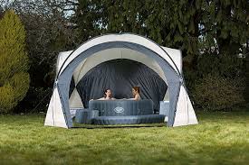 Building decking and gazebo for our hot tub summer 2019. Lay Z Spa Dome Enclosure Gazebo Review For Your Inflatable Hot Tub