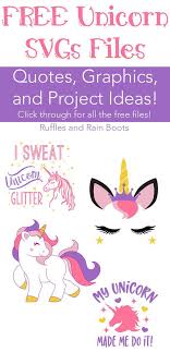 Free Unicorn Svg Files You Know You Love Them Too Unicorn Svg Cricut Unicorn