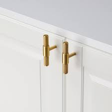 Square door handles 6 pack, silver door handles, hosom passage door levers satin nickel, exterior and interior door handles brushed nickel with modern contemporary slim square design for home hallway. Satin Brass Knurled Textured Cabinet Knob Kitchen Cupboard Door Black Pulls Furniture T Bar Cabinet Hardware Buy At The Price Of 7 23 In Aliexpress Com Imall Com
