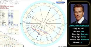 arnold schwarzeneggers birth chart arnold schwarzenegger