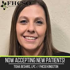 title We would like to give a big welcome to our newest Kingston Behavioral  Health Team Member, Tisha Beshirs, LPC 🎉 Tisha Beshirs is a Licensed  Professional Counselor serving the Kingston community
