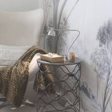 Bamboo wall art & jungle wall murals will add a touch of exotic detail to a bedroom, basement, or living room. Grisaille Mural Wallpaper Get The Look In An Understated Bedroom Now Hello Lovely