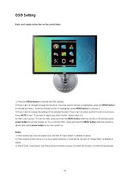 To lock the power button press and hold both the . Osd Setting Aoc E2343fk User Manual Page 18 62