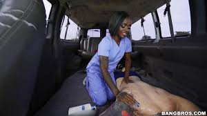 Hot ebony Lexxi Deep gets her ass pounded