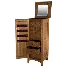 Flush Mission Jewelry Armoire With Lockable Door The Flush Mission Jewelry Armoire Wit Jewelry Armoire Outdoor Furniture Decor Solid Wood Bedroom Furniture