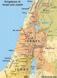 Notice the coastal land of philistia, from. Map Of Ancient Israel And Judah