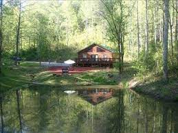 Cabin 3 is a 1000sq/ft 2 bedroom 2 full bath brand new log cabin. Sweet Valley Log Cabin On 6 5 Acres With Spring Fed Stocked Pond Cabin Lake Cottage Vacation Rental