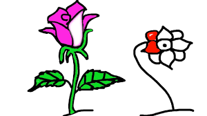 This rose flower coloring pages is one of the popular coloring pages on our website. Learn How To Draw And Color A Rose Flower Coloring Pages With Learn Colors For Kids Youtube