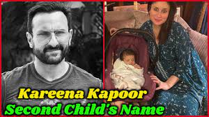 Thank you to all our well wishers for all their love and support. Second Child Name Of Kareena Kapoor And Saif Ali Khan Youtube