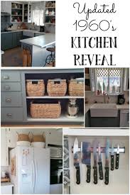 Rather than have a kitchen with dead space, maximize your storage by installing cabinets that go to the ceiling. Updated 1960 S Kitchen Reveal Little Vintage Cottage