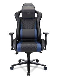 Realspace Davanti Gaming Chair Blackblue Office Depot