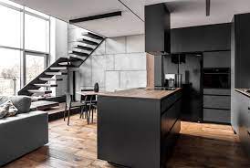Calm european interior design for small apartment in moscow 2. Open Concept Kitchen And Living Room 55 Designs Ideas Interiorzine