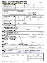 Social Security Card Replacement Form - Fill And Sign Printable Template  Online