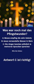 Innerhalb deutschlands gibt es verschiedene bräuche an diesem tag. Ndr De Bald Ist Pfingsten Zeit Ihr Pfingst Wissen Facebook