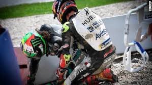 The swiss jason dupasquier crashed and overwhelmed the racing cars of ayumu sasaki and jeremy. Brad Binder Cheating Death And Creating Motogp History Cnn