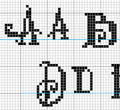Download and print any pdf cross stitch design for free from the list below to make your own inspirational embroidery. Cross Stitch Alphabets How To Make A Custom Cross Stitch Pattern Peacock Fig