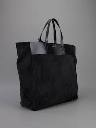saint laurent reversible shopper tote farfetch com mens tote bag tote vegan leather bag
