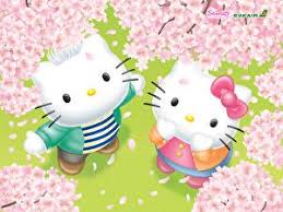 Colors pink, orange, purple, blue, green, and black. Hello Kitty Bilder 7 Fotos Hintergrundbilder