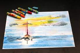 Sketsa menggunakan oil pastel : Cara Menggambar Menggunakan Pastel Minyak 8 Langkah