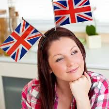 Diadema con bandera de la Unión Jack, accesorios para el cabello con lazo y  bandera británica, para aniversario, 2023