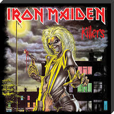 Iron maiden aces high iron maiden band eddie iron maiden iron maiden album covers iron maiden albums heavy metal art heavy metal bands. Iron Maiden Killers Classic Album Cover Canvas Buy Online At Grindstore Com