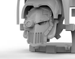3d Printed Knight Variant Head Questoris Chassi Knight Titans Imperial Knight