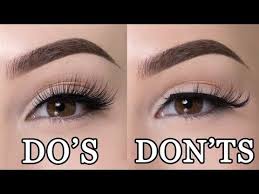 Curious By The Idea Of Wearing False Lashes Well As Long As You Stick With These Do S And Do Not S Your False Fake Eyelashes Fake Lashes Eyelashes Tutorial