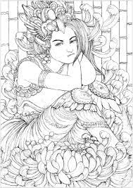 Free coloring pages for girls. Woman Coloring Pages For Adults