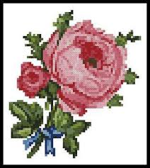 Posted by naomi cross stitch at 12:39 am. Mini Blue Ribbon Rose Cross Stitch Pattern