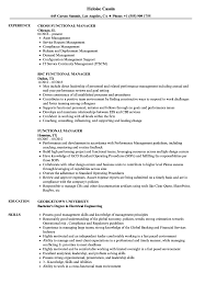 Use this accessible functional resume or cv template to highlight your skills. Functional Manager Resume Samples Velvet Jobs
