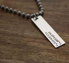 Monogram Necklace Men S Monogram Necklace Men S Necklace For Him Boyfriend Gift Men S Personalized Monogram Necklace For Him Husband Gift Engraved Necklace Men S Necklace Monogram Jewelry Necklace