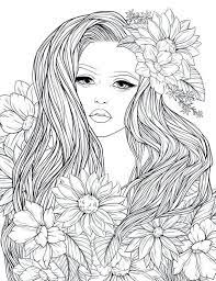 You can use our amazing online tool to color and edit the following coloring pages for adults faces. Coloring