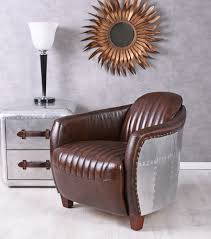 Maybe you would like to learn more about one of these? Fauteuil En Cuir Avion Design De Club Aluminium Aviateur Vintage Ebay