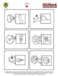 Clifford Printables Clifford Activity Pages Pbs Kids Pbs Kids Book Extentions Clifford Birthday Party