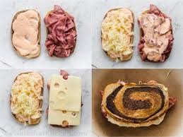 Air freyer ruben sandwiches : Reuben Sandwich With Homemade Russian Dressing Natashaskitchen Com