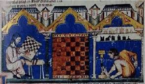 1. A miniature from the thirteenth century showing artists making a...