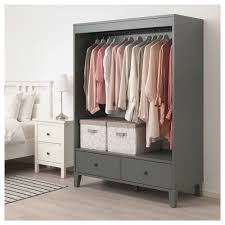 Bryggja Dark Grey Open Wardrobe 120x173 Cm Ikea Ikea Open Wardrobe Open Wardrobe Open Closet