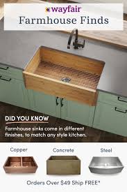 Sign Up For Kitchen Ideas From Wayfair Like This Farmhouse Bamboo Kitchen Sink And Create Your Dre Interior Design Kitchen Rustic Home Remodeling Home Decor