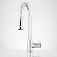single hole pull down kitchen faucet