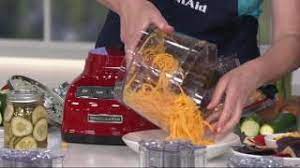 Question or inquiry for kenwood multipro sense fpm810 julienne disc kw714770? Kitchenaid 9 Cup Exactslice Food Processor W Julienne Disc On Qvc Youtube