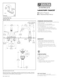 Collection of images about fresh delta kitchen faucet. Delta 25765lf Pd Specification Manualzz