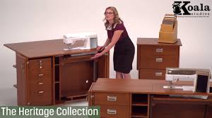 Customized craftsmanship to reflect your unique sewing style. Koala Studios 3 Collections Custom Sewing Cabinets Youtube