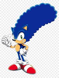 Sonic hedgehog free coloring pages. High Quality Image Of Sonic With Marge Simpsons Hair Sonic The Hedgehog Coloring Book Free Transparent Png Clipart Images Download