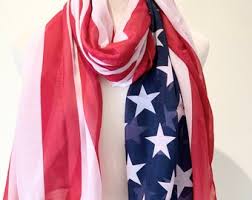 American Flag Scarf Etsy