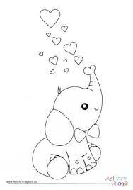 By cosyartstore by rivusdea $ 2.00 $ 4.00. Baby Elephant Colouring Pages Elefantes Desenho Bordados A Mao Riscos Artesanato Infantil