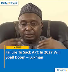 A former national Vice Chairman (North West) of the ruling All Progressives  Congress (APC), Salihu Mohammed Lukman, has said if opposition parties fail  to seize power from the ruling All Progressives Congress (